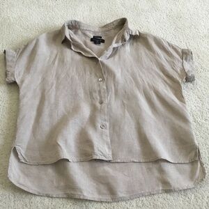 Tahari Organic Linen Shirt
